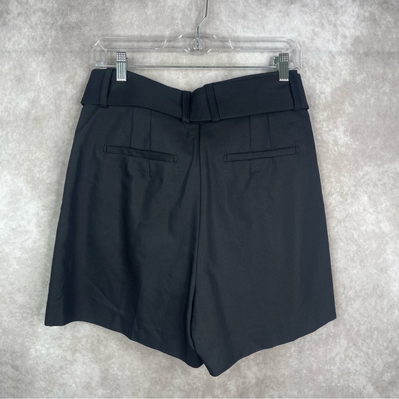 Babaton x Aritzia Nix Belted Shorts In Black Women's Size 12 - Picture 5 of 6
